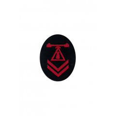 Tunic pactch Rang finder operator with training as NCO specialty trade insignia
