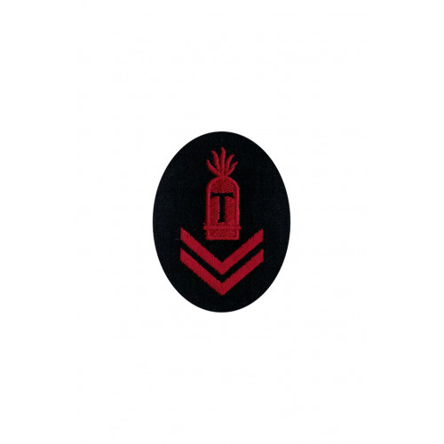 Tunic pactch Gun chief T turret gun after three years specialty trade insignia