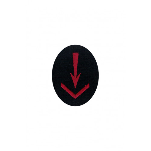 Tunic pactch Hydrophone personnel as privates specialty trade insignia