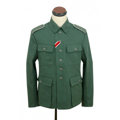 M43 style 3 summer HBT reed green field tunic