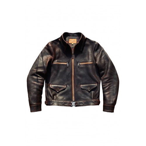 Luftwaffe Hartmann style Leather Fighter Pilot Jacket